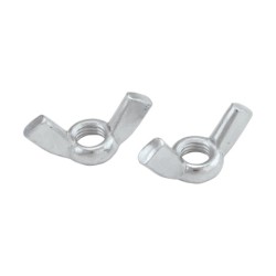 WING NUT, ZINC PLATED CR3+ M6, DIN 315